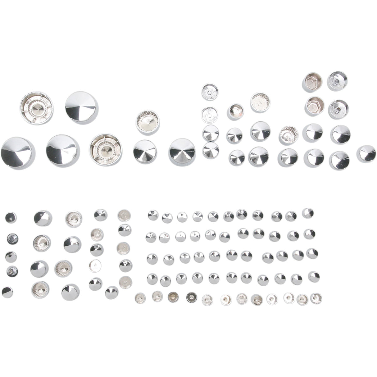 Drag Specialties Deluxe Engine Bolt Cover Kit Chrome Sportster For Harley Sportster 2004-2021