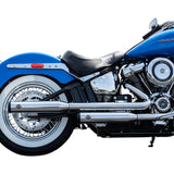 S&S Cycle Grand National Slip-On Mufflers Race Chrome Flhc Flde - 550-0740 For Harley Softail 2018-2022