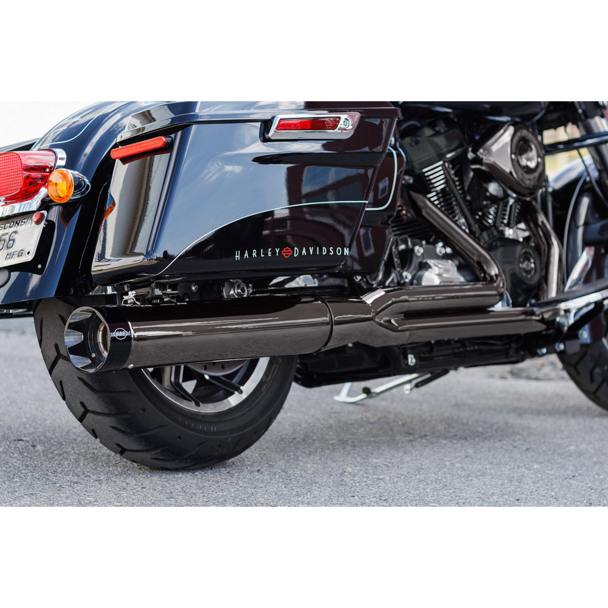 S&s Cycle Sidewinder 2-Into-1 Exhaust System - 550-1123 For Harley Touring 2017-2026