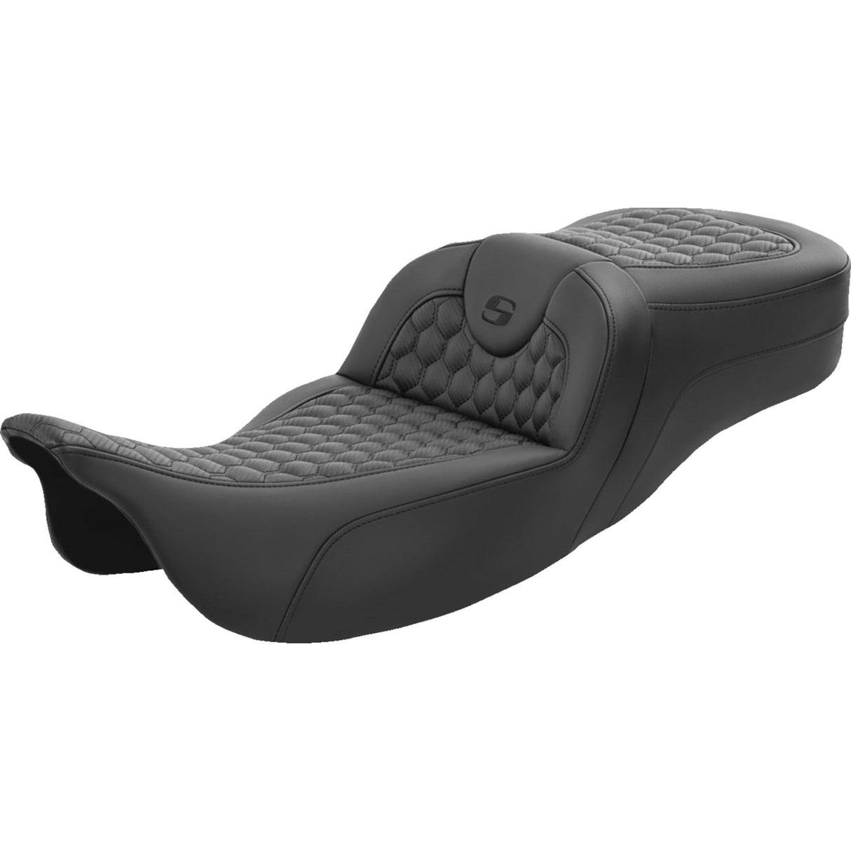Saddlemen Honeycomb Roadsofa™ Seat Honeycomb Extended Reach - 808-07B-190 For Harley Touring 2008-2025