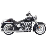 Bassani Xhaust Fishtail Duals 2-Into-2 Exhaust System - 1S46E-30 For Harley Softail 1989-2017
