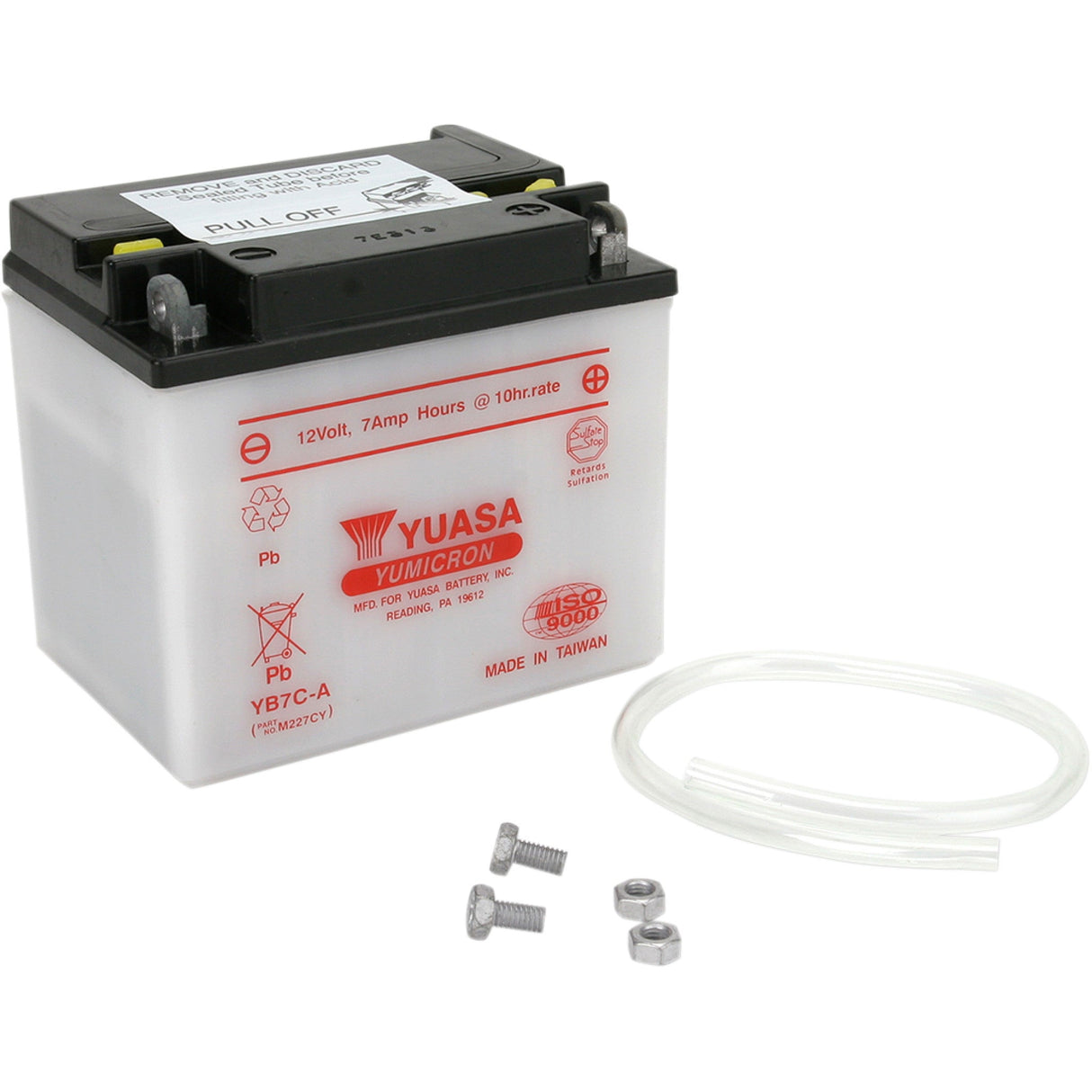 YUASA YB7C-A YUAM227CY Conventional Battery — 12 V Battery - YB7C-A