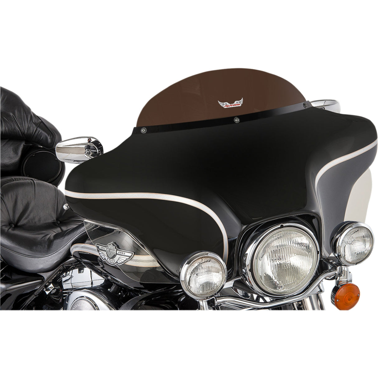 SLIPSTREAMER 135-6DS S-135-6DS Replacement Windshield Windshield - 6" - Dark Smoke - '96-'13 FLHT/C