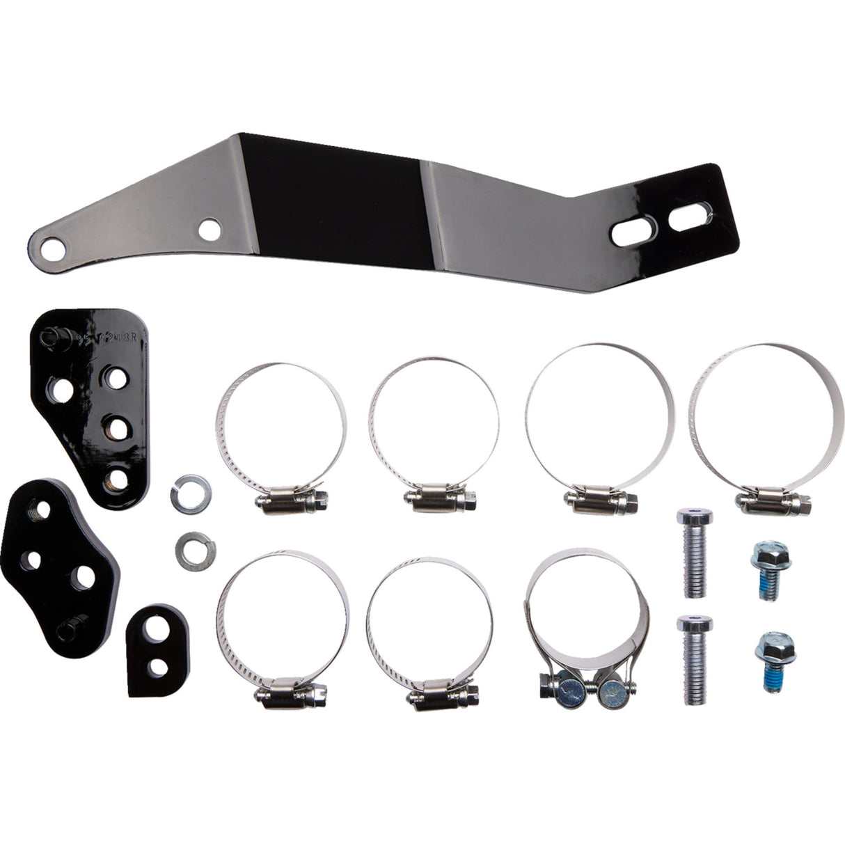 Cobra Short Swept 2-Into-2 Exhaust System - 6230B For Harley Touring 2010-2016