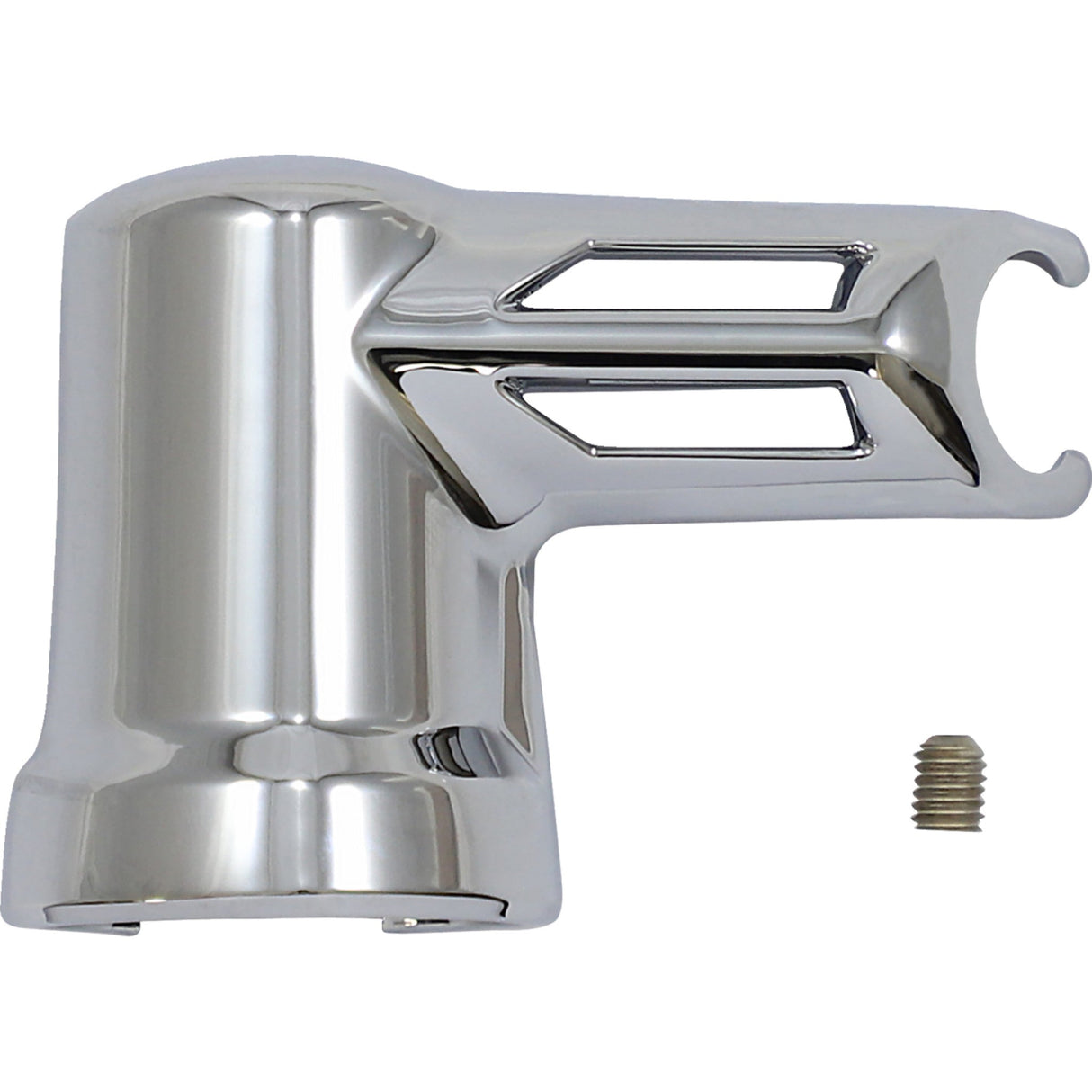 Ciro Fuel Line Fitting Cover Chrome Twin Cam Sportster - 73000 For Harley Motorcycles 1957-2026