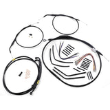 Burly Brand Complete Cable Kit - B30-1195 For Harley Fat Bob 2008-2011