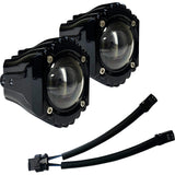 CUSTOM DYNAMICS 2001-3095 SD-FOG-5W Shark Demon® High Performance LED Fog Lights Fog Light - White/Clear - Harley-Davidson®