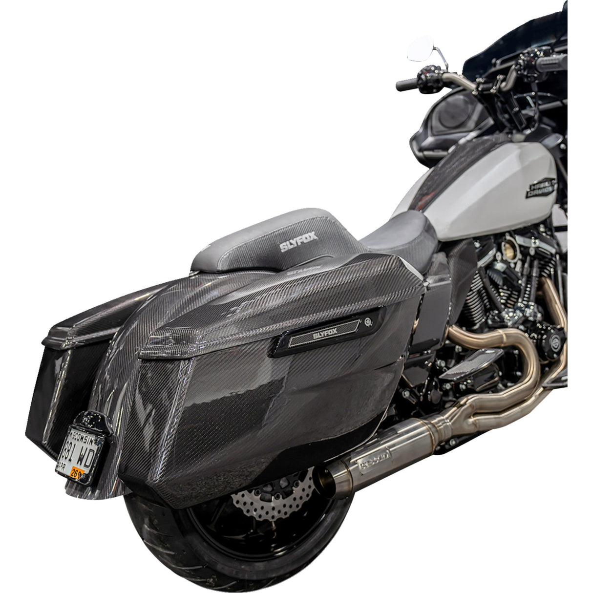 SLYFOX 0520-3992 12062M Side Covers - Right - Matte Black