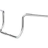 LA Choppers Twin Round Handlebar 12" Chrome - LA-7325-12C For Harley Touring 1996-2023