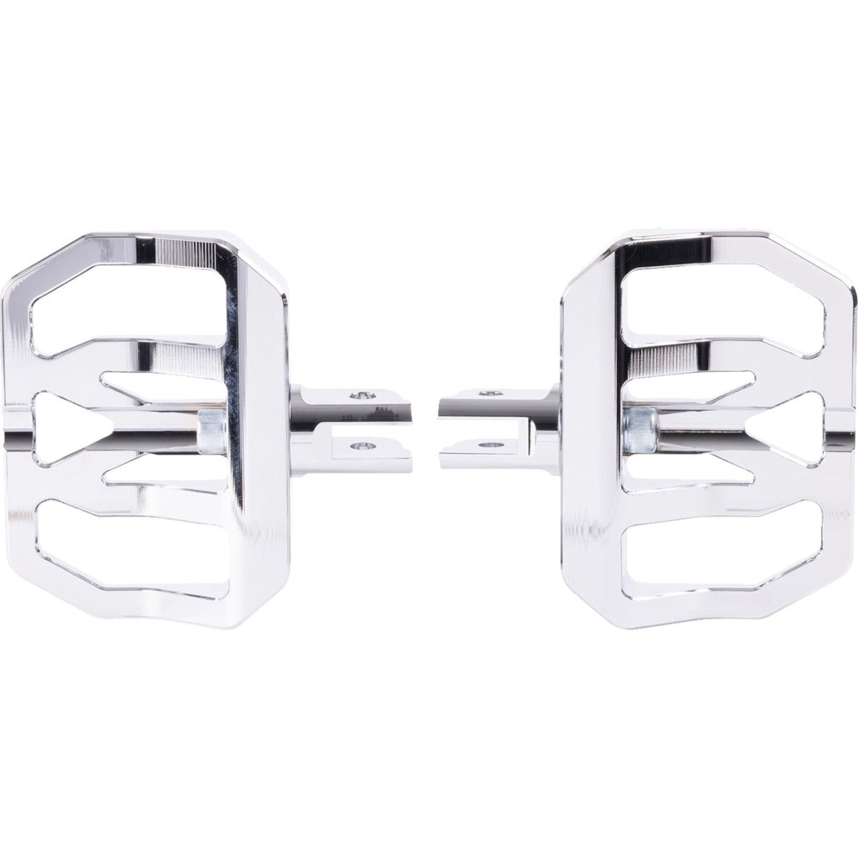 THRASHIN SUPPLY CO. 1621-1234 TSC-2031-5-SF Mini Aggressor Floorboards chrome - front
