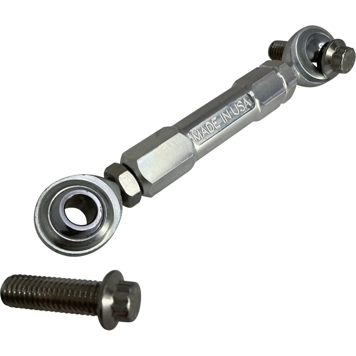Alloy ART Competition Adjustable Front Stabilizer Link Front Raw Machined Touring - CFL-1 For Harley Touring 2009-2026