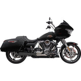 Trask 2-Into-1 Assault Exhaust System Black Touring M8 - TM-5011BK For Harley Touring 2024-2026