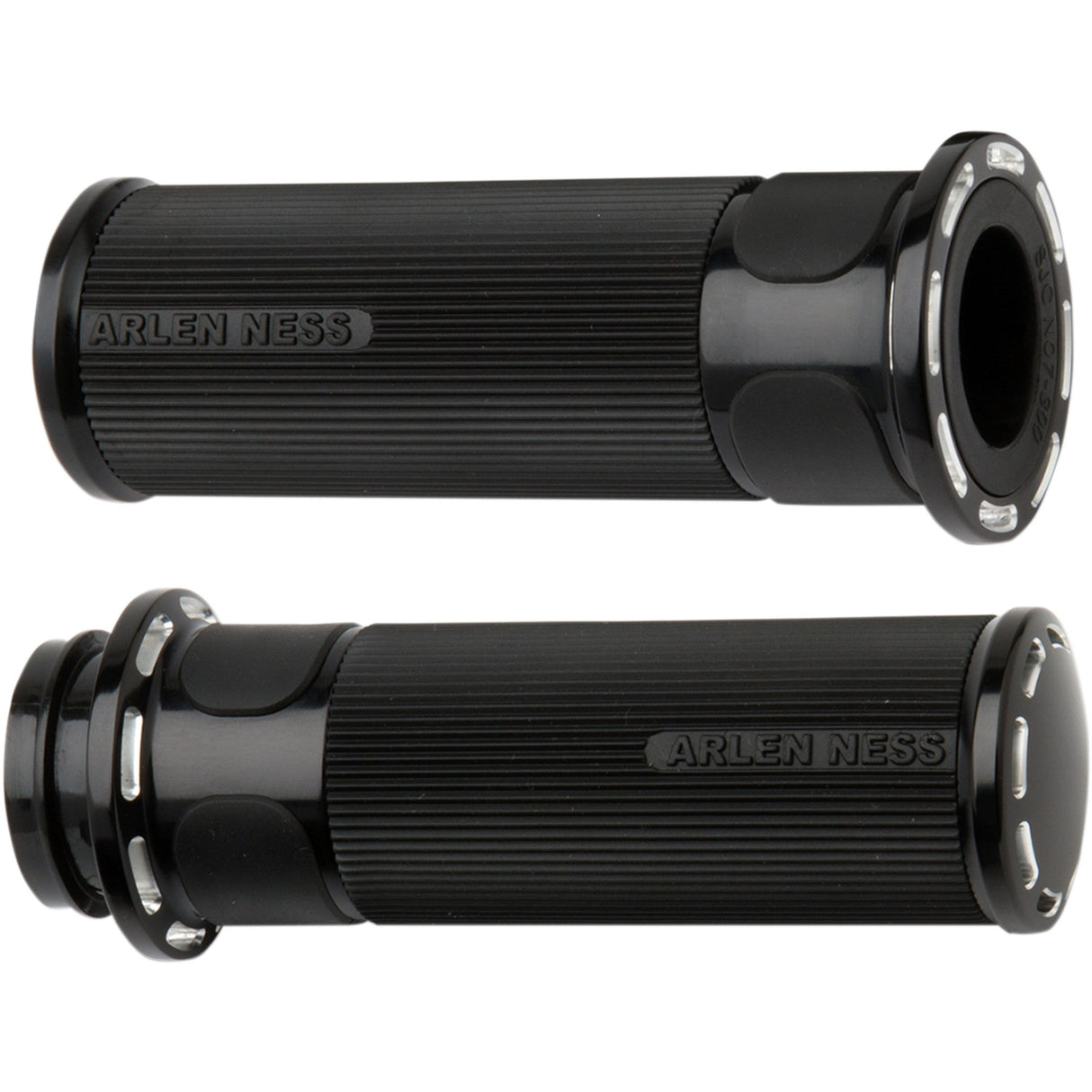 Arlen Ness Slot Track Fusion Grips - 07-301 For Harley Motorcycles 1976-2022