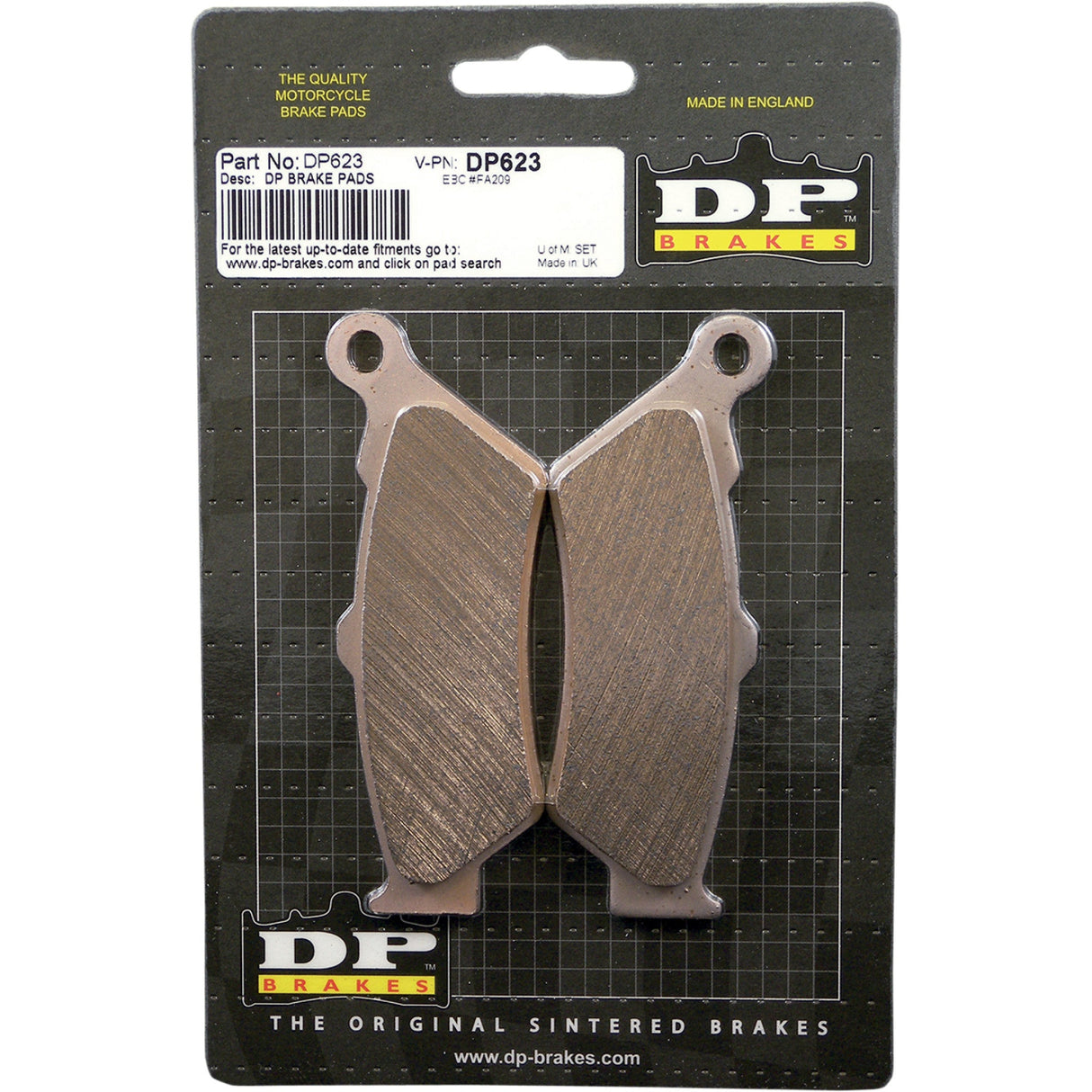 DP BRAKES DP623 DP623 Standard DP Sintered Brake Pads