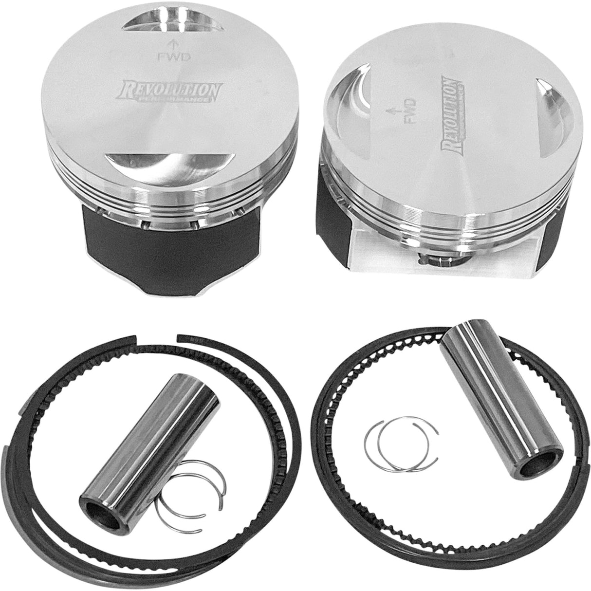 REVOLUTION PERFORMANCE, LLC 0910-6384 RP301-207W Big Bore Piston Kit Piston Kit - 85" - Evolution