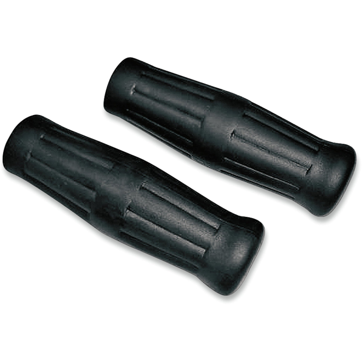 Joker Machine Custom Rubber Radial Grips Black - 03-61BLK For Harley Motorcycles 1980-2020