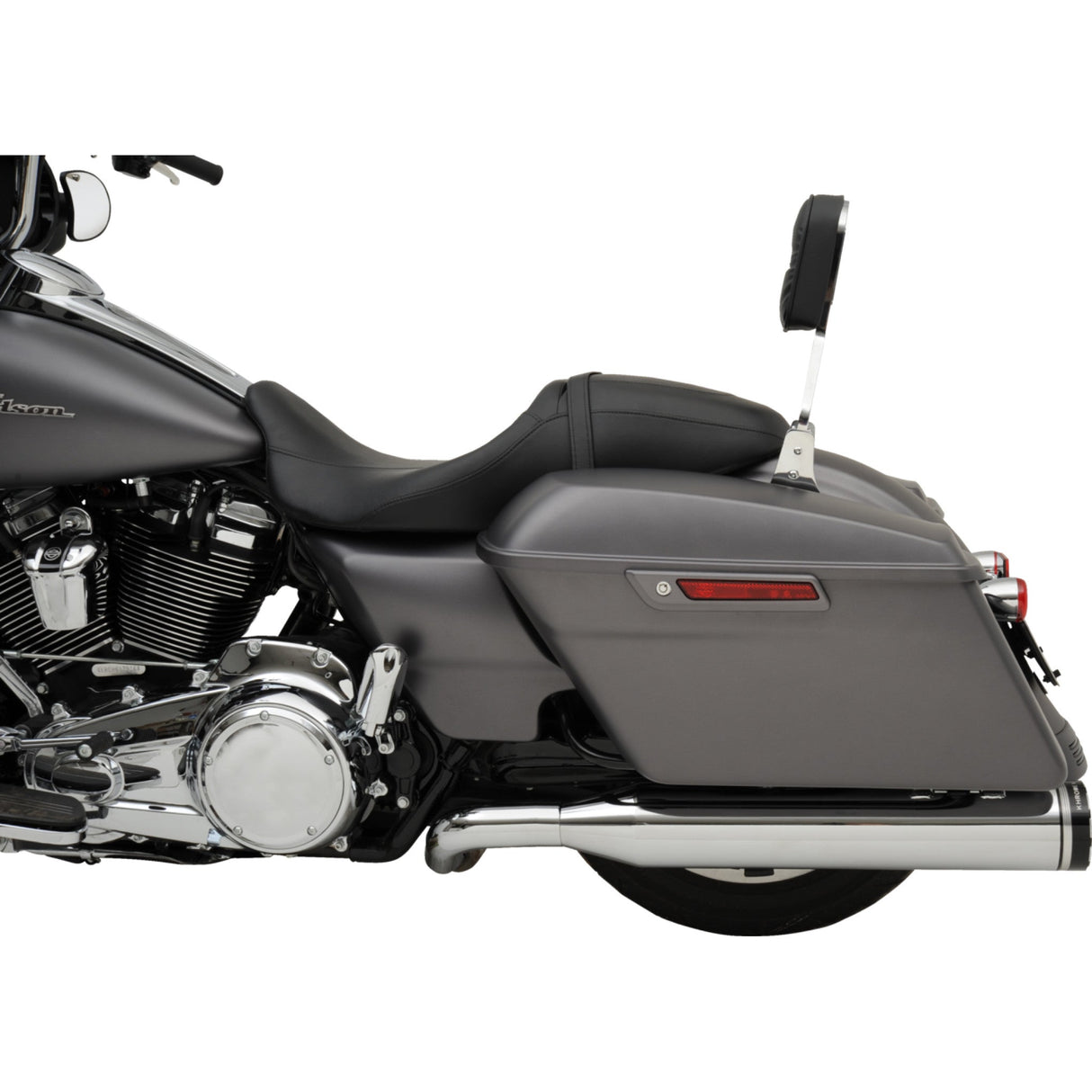 Khrome Werks 2-Into-1-Into-2 Dominator-SR Exhaust System Chrome Without End Caps M8 Touring - 200400A-SR For Harley Touring 2017-2026