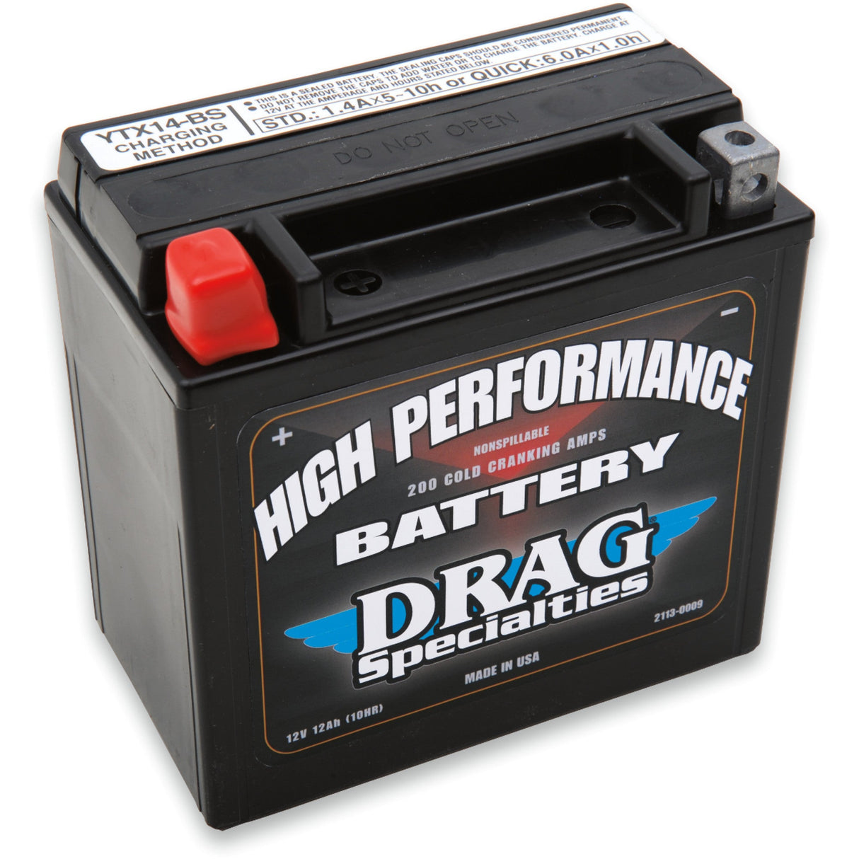 DRAG SPECIALTIES 2113-0009 High Performance Battery ytx14