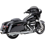 COBRA 1801-1047 6108 909 Twins Slip-On Mufflers - 909 Slip-On Mufflers for FL - Chrome