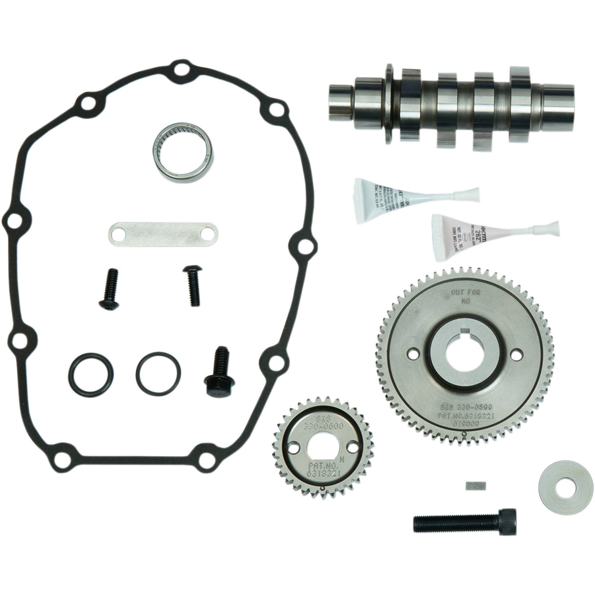 S&S CYCLE 0925-1172 330-0645 475G Gear Drive Camshaft Kit - M8