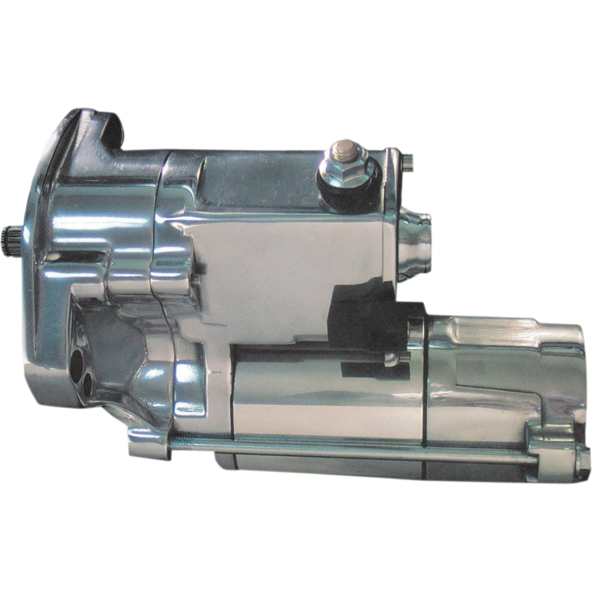 Terry Components Slugger 1.8kW High-Torque Starter Motor High Torque Chrome - 775090 For Harley Motorcycles 1990-1993