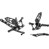 GILLES TOOLING 1623-0587 MUE2-Y03-B MUE2 Rearset black - yamaha