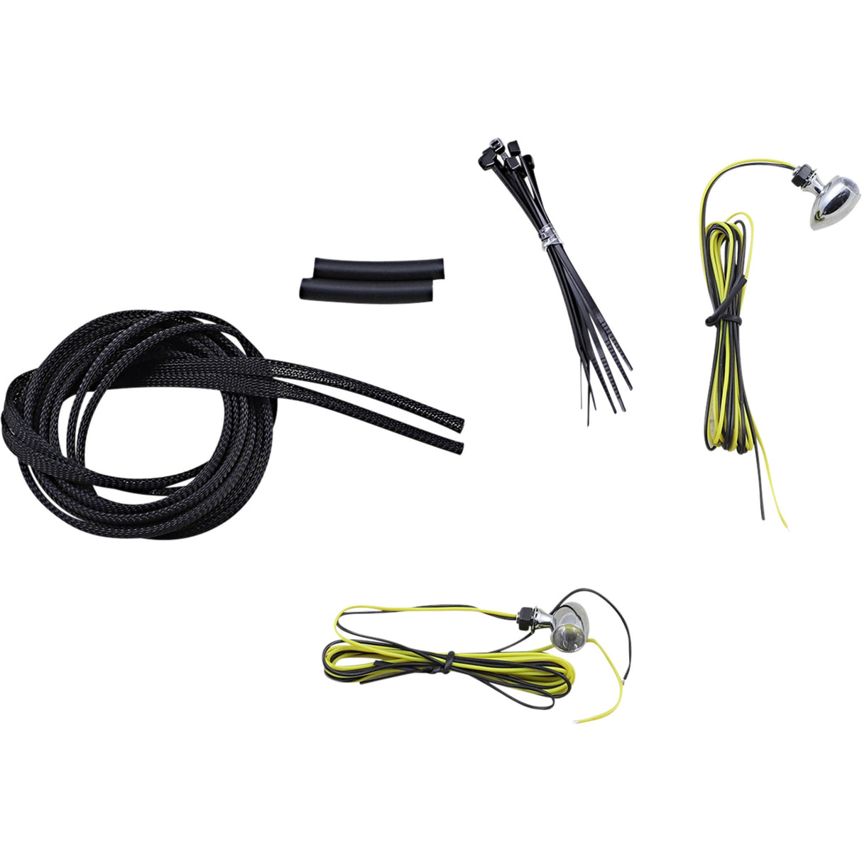 CUSTOM DYNAMICS 2040-2712 CD-MICRO-A-C Micro Bullet LED Turn Signals Micro Turn Signals - Amber -Chrome