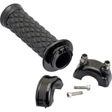 BILTWELL 0630-3074 6606-201-01 Alumicore Grips Grips - Alumicore - Custom - Black