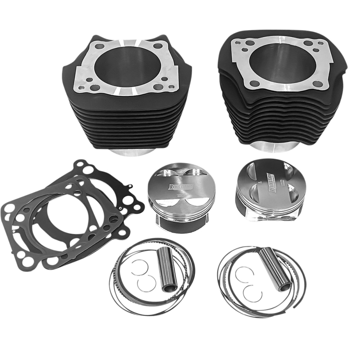Revolution Performance, LLC Cylinder Kit 124" Big Bore Black 107" M8 - RP201-603W For Harley Motorcycles 2017-2026