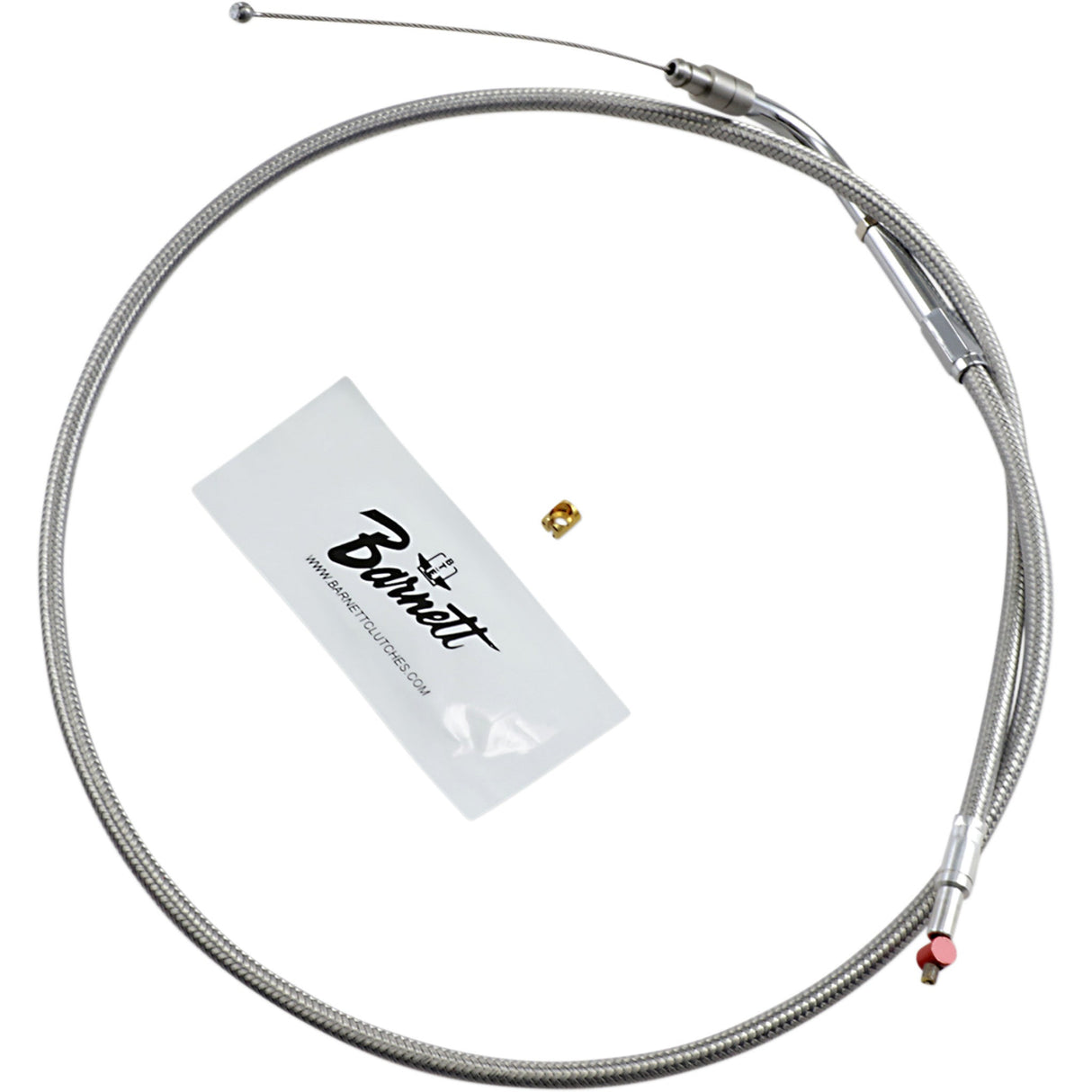 Barnett Stainless Steel Throttle Idle Cable Dyna FXR Softail - 102-30-30015 For Harley 1996-2005