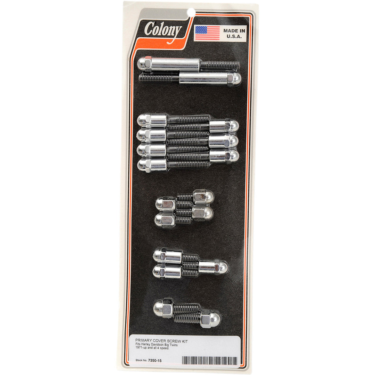 Colony Hardware Kit - 7350-15 For Harley Motorcycles 1971-1985