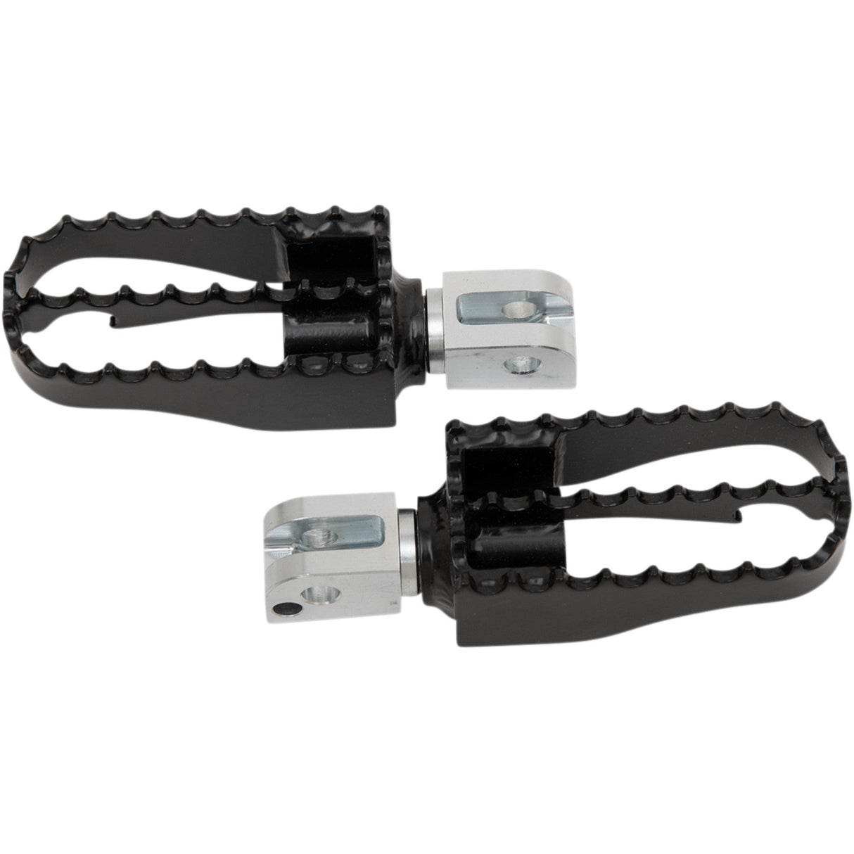 Burly Brand MX Footpegs - B13-1008B For Harley Softail 2018-2025 | Triumph Thruxton 900 2004-2015