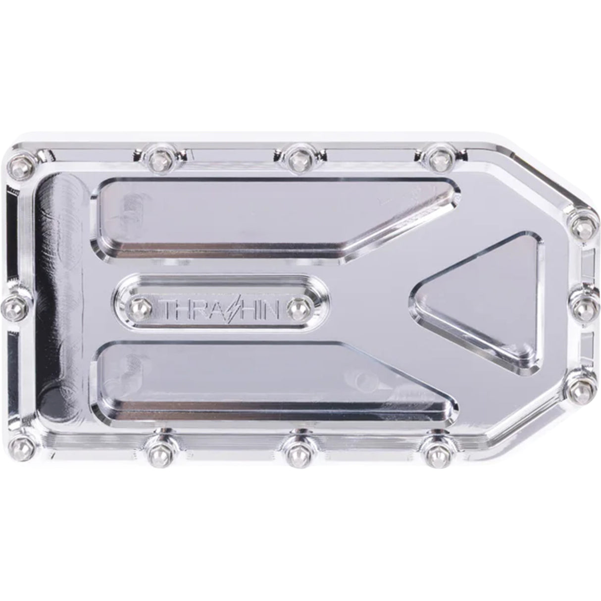 Thrashin Supply CO. Aggressor Brake Pedal Pad Chrome Touring - TSC-2220-3 For Harley Motorcycles 2006-2026