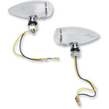 DRAG SPECIALTIES Chrome Marker Lights — Light Bullet LED - Smooth