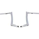 FAT Baggers INC. 1-1/2" EZ Install Pointed Top Handlebar 12" Chrome - 806012 For Harley Road Glide 2015-2020