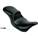 LePera Daytona 2-Up Seat Without Backrest Smooth Black - LK-567 For Harley Touring 2008-2023