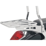 COBRA 1510-0307 602-3501 Luggage Rack for Cobra Detachable Backrest - Sissy Bar Luggage Rack - Chrome - Tubular