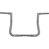 FAT Baggers INC. 1-1/4" EZ Install Flat Top Handlebar Reduced Reach 13" Chrome - 705013 For Harley Touring 2008-2025