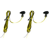 CUSTOM DYNAMICS 2040-2711 CD-MICRO-A-B Micro Bullet LED Turn Signals Micro Turn Signals - Amber - Black