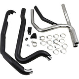 Cobra PowerPort 2-Into-2 Header System - 6254RB For Harley Touring 2010-2016