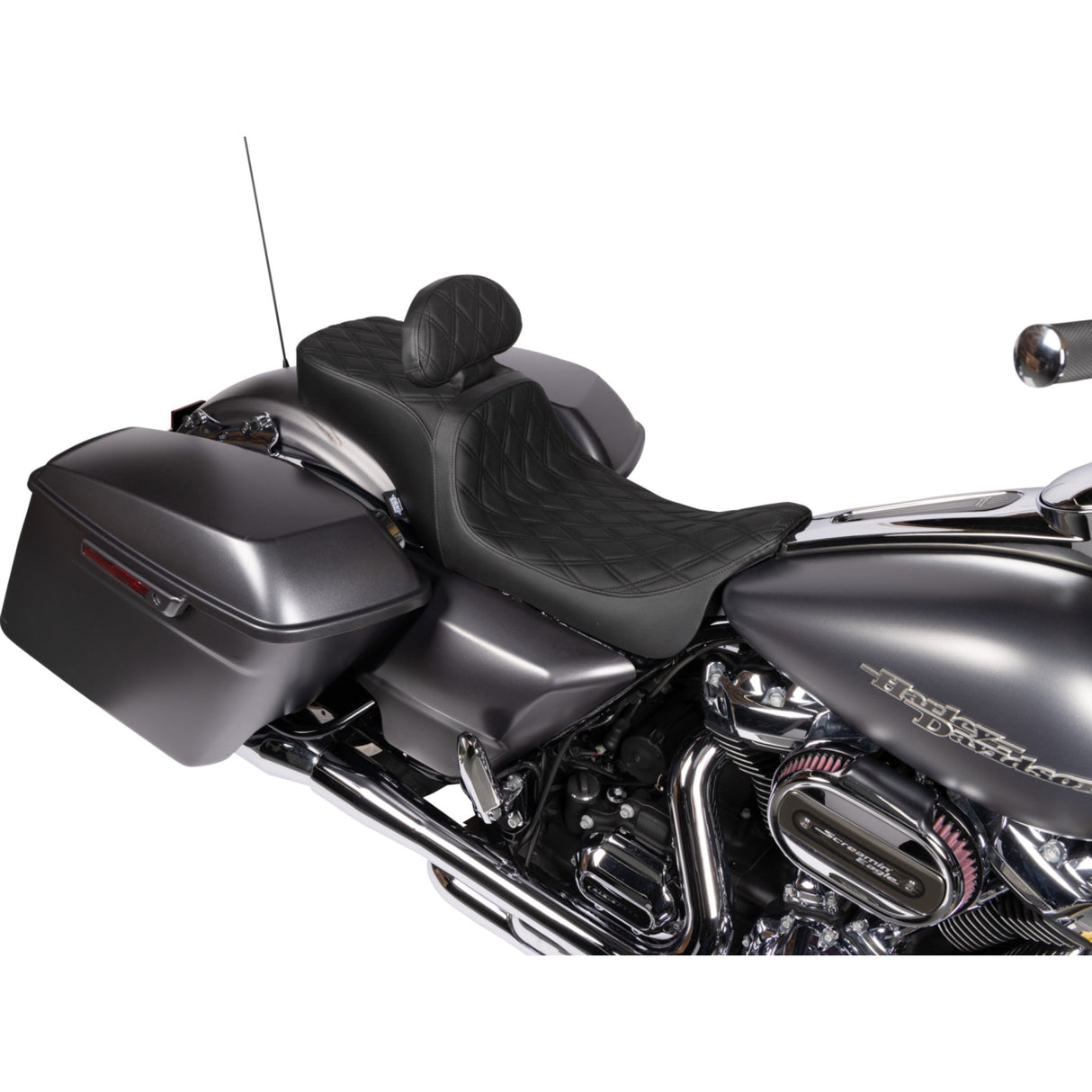 DRAG SPECIALTIES Performance Predator 2-Up Seat - Backrest '08-'23