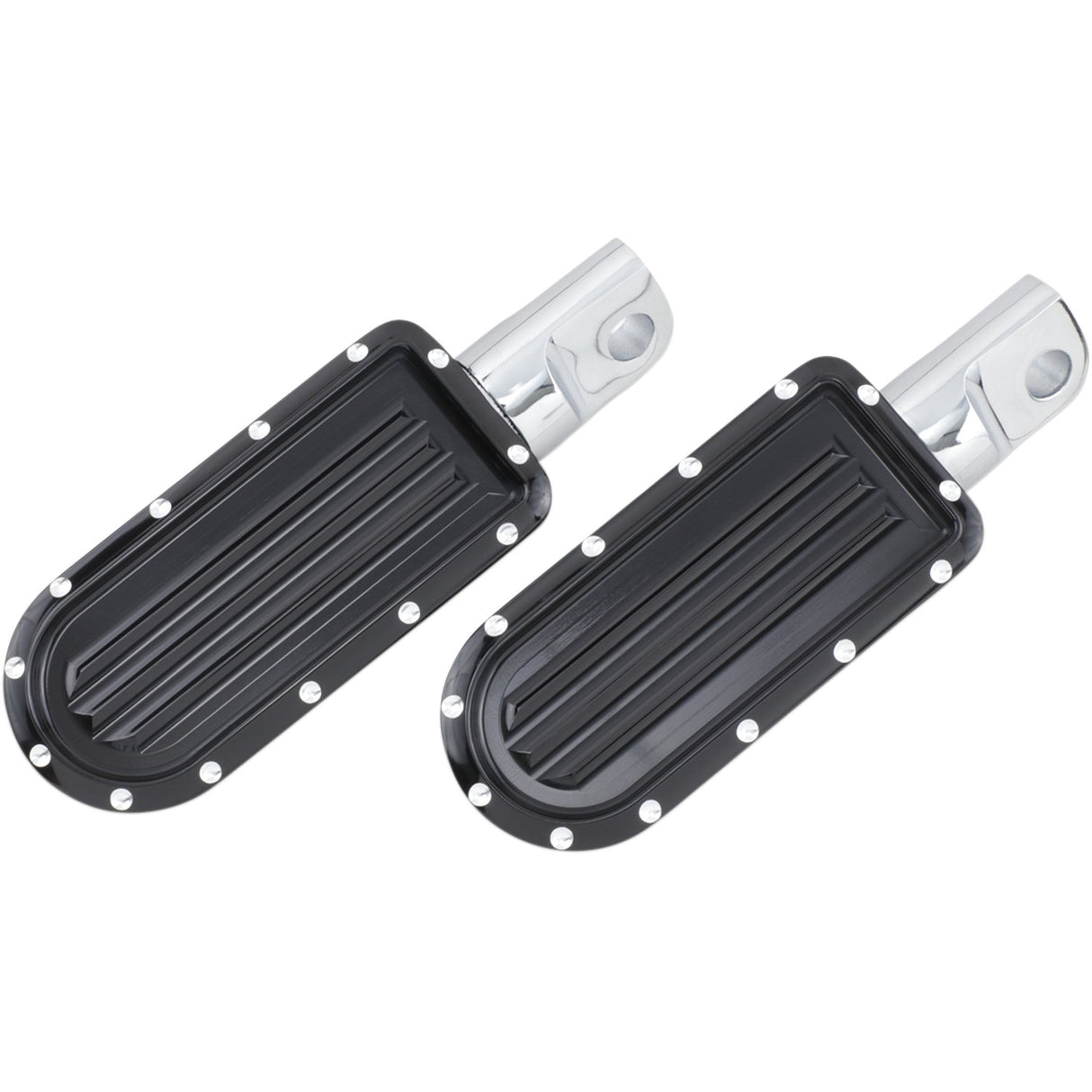 COVINGTONS 1620-1089 C1243-B Rear Footpegs - Dimpled - Black