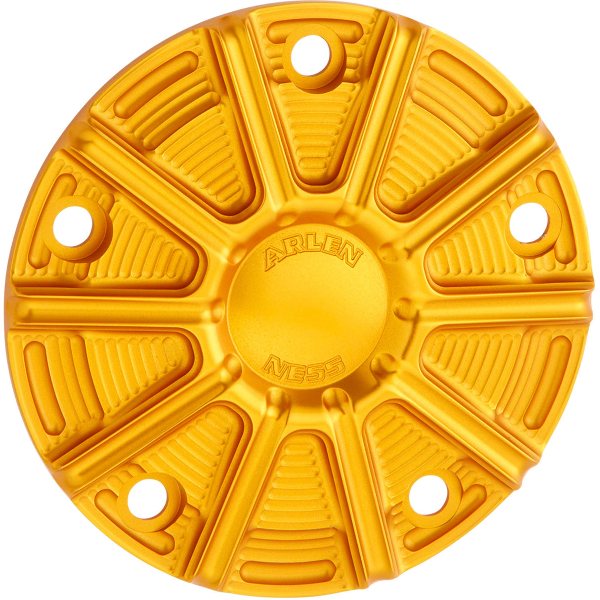 Arlen Ness 10-Gauge Points Cover Gold Twin Cam - 700-028 For Harley Motorcycles 1999-2017