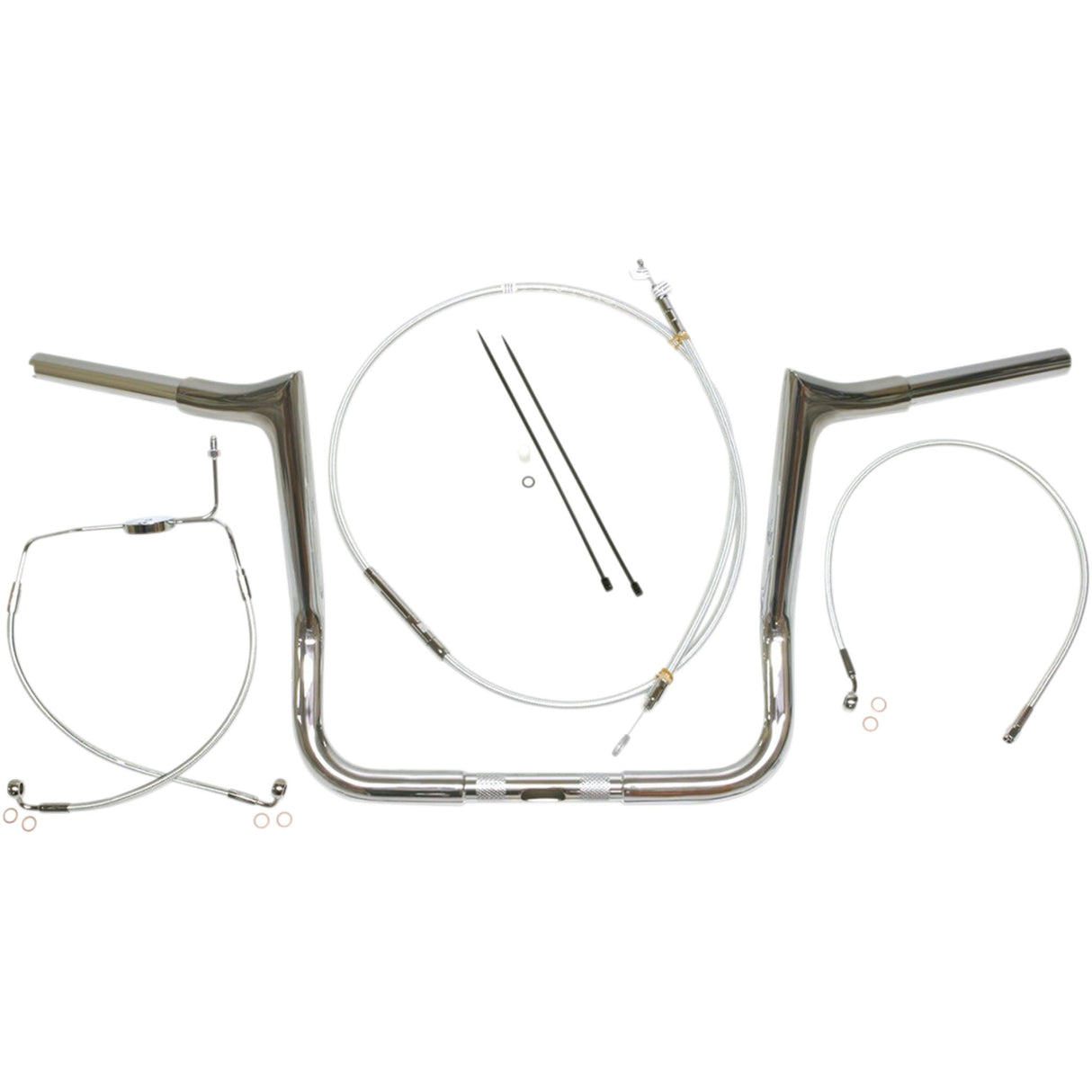 Magnum Shielding 1-1/4" Viking Handlebar Installation Kit 10" Sterling Chromite II® - 38830-410 For Harley Touring 2008-2020