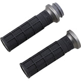 ODI 0630-2695 V31HTW-BH-H Harley Hart-Luck Signature V-Twin Lock-On™ Grips - TBW - Black/Gunmetal