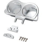 LA Choppers Dual Gauge Mount For Performance Risers Dual Raw - LA-7397-03R For Harley Road Glide 2015-2022