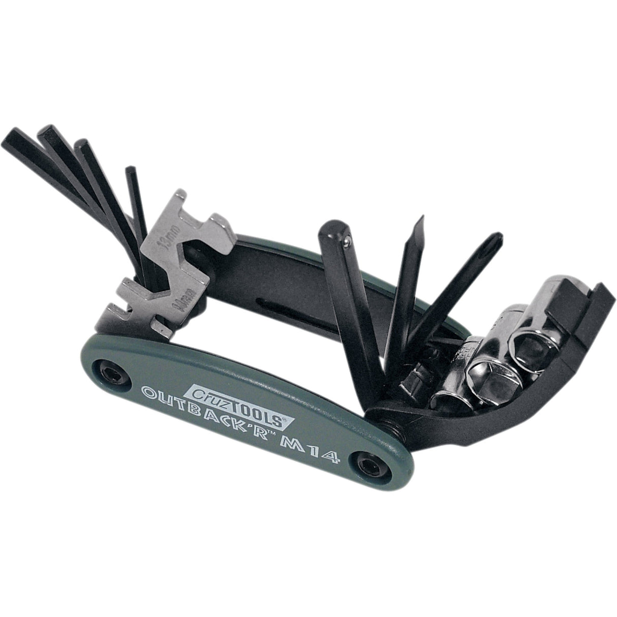 CRUZTOOLS MTM-1 OM14 Outback'R™ M14 Folding Metric Multi Tool Set Multi Tool - Folding - Combination Hex/Slotted/Phillips