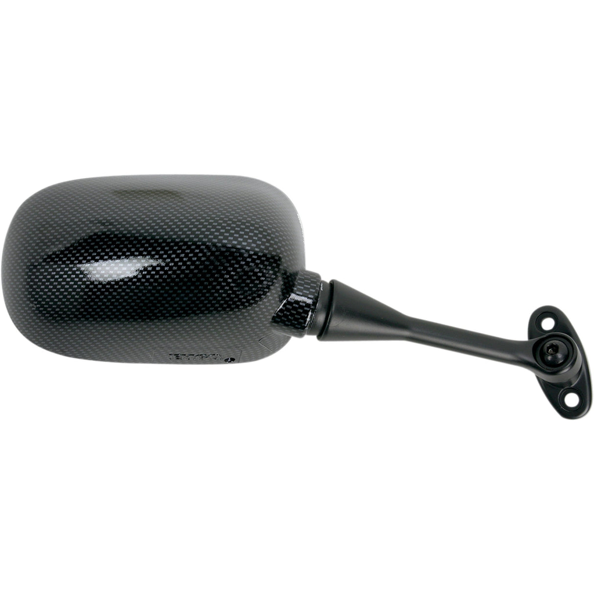 EMGO 0640-0068 20-35223 Carbon Fiber Mirror Mirror - Side View - Black/Carbon Fiber - Rectangle - Right - Honda
