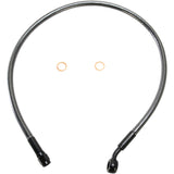 MAGNUM SHIELDING 1741-4072 AS47124 Alternate Length Designer Series ABS-Specific Front Brake Line Kit - 10 mm-35° - 24" - Black Pearl