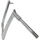 FAT Baggers INC. 1-1/2" EZ Install Pointed Top Handlebar 14" Chrome - 807014 For Harley Touring 2008-2016